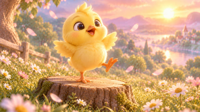 Scene 5 - Le petit poussin qui fais boum boum