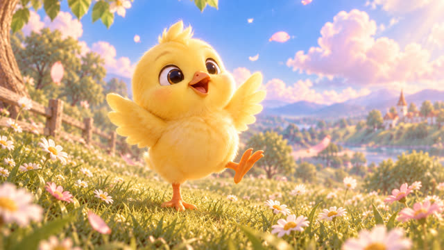 Scene 6 - Le petit poussin qui fais boum boum
