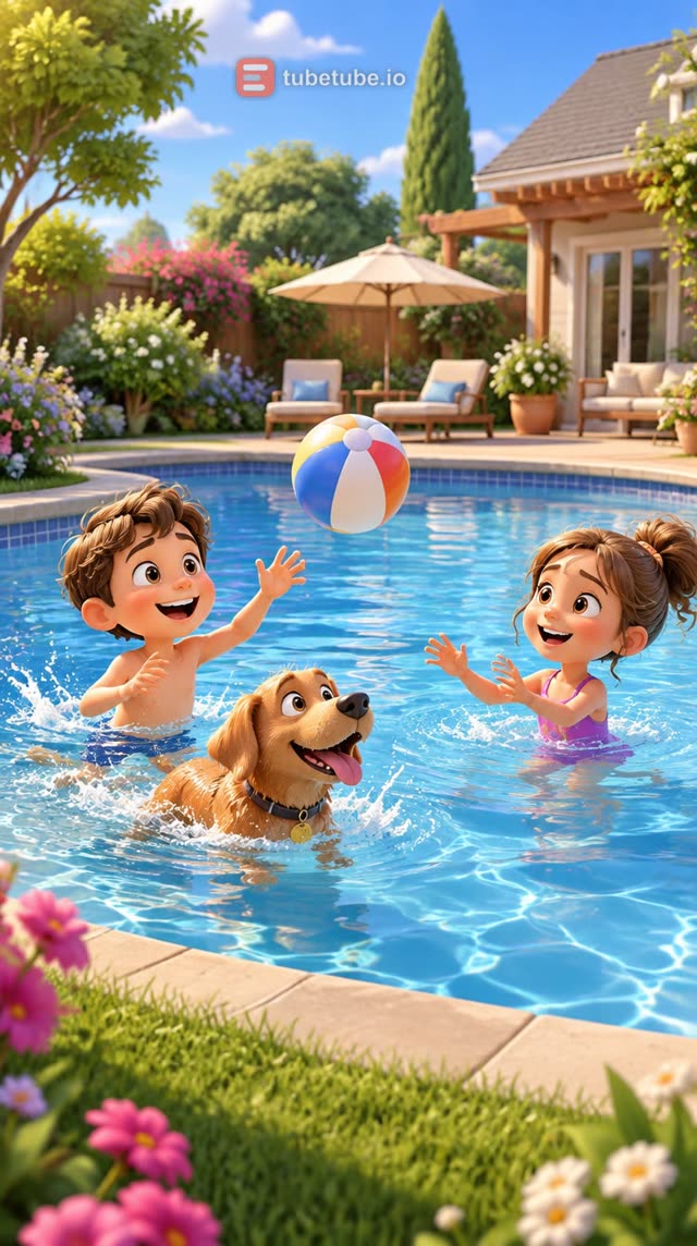 Scene 1 - The Funny Duckling Splash