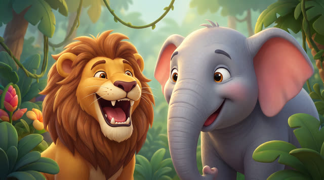Scene 7 - Jungle Animal Parade