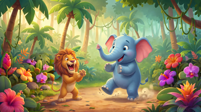 Scene 17 - Jungle Animal Parade