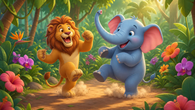 Scene 19 - Jungle Animal Parade