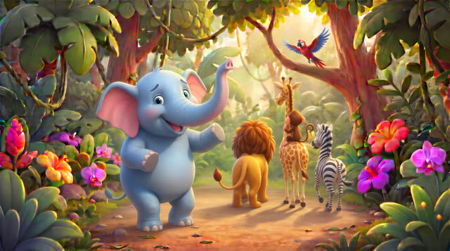 Scene 30 - Jungle Animal Parade