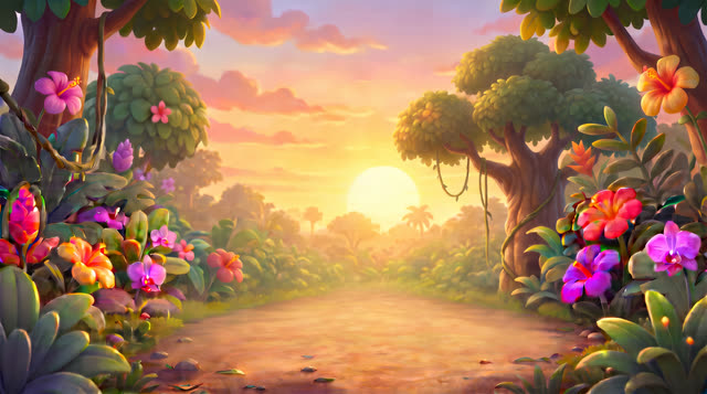 Scene 34 - Jungle Animal Parade