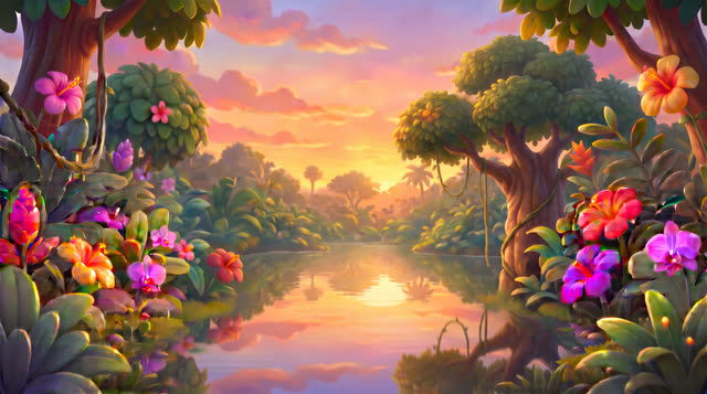 Scene 35 - Jungle Animal Parade