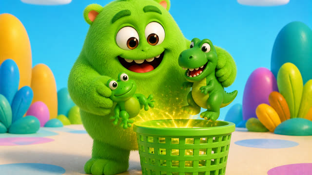 Scene 10 - The Color Monster Song | Learn Colors for Kids
