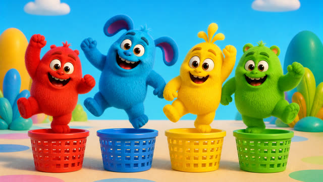 Scene 11 - The Color Monster Song | Learn Colors for Kids