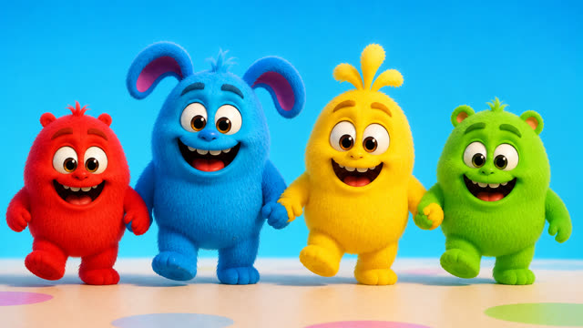 Scene 13 - The Color Monster Song | Learn Colors for Kids