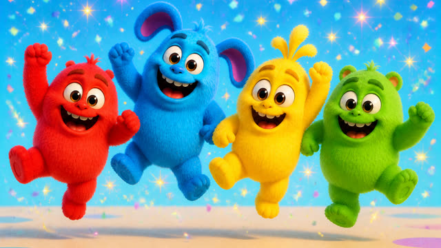 Scene 14 - The Color Monster Song | Learn Colors for Kids