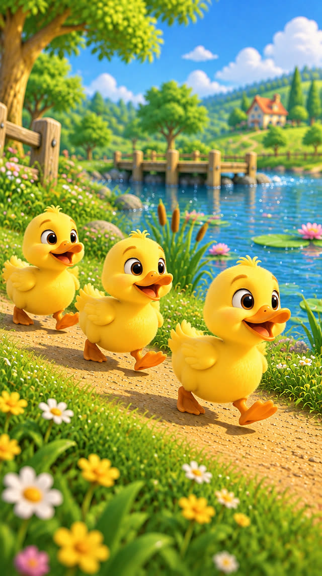 Scene 8 - Five Little Ducks