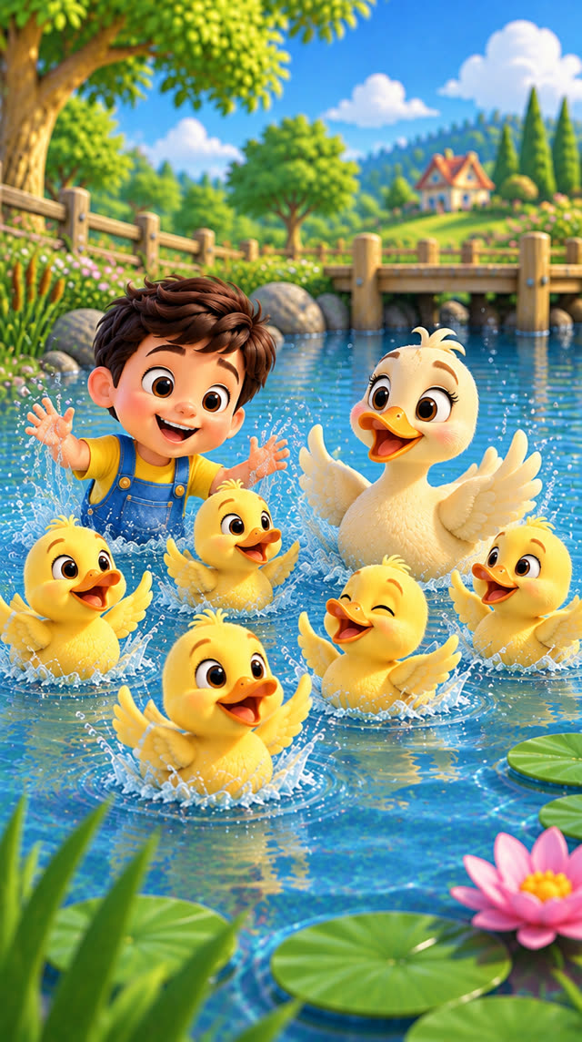 Scene 12 - Five Little Ducks