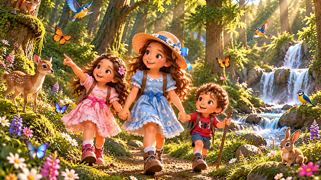 Scene 1 - Promenons nous dans les bois