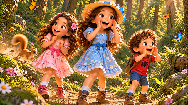 Scene 5 - Promenons nous dans les bois