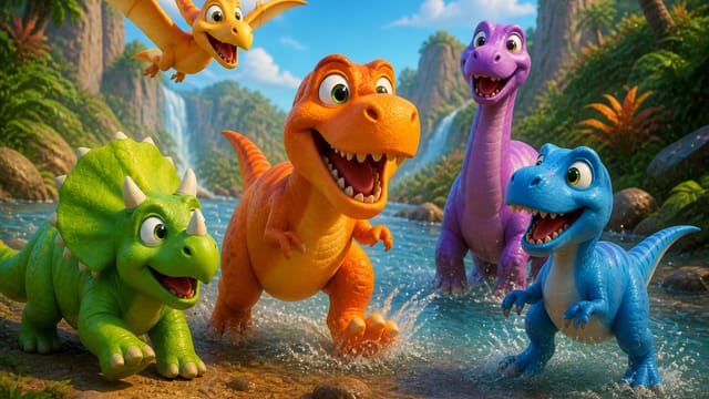 Dino Counting to Ten