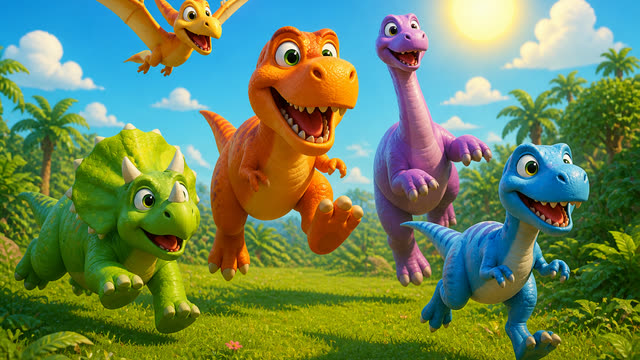 Scene 2 - Dino Counting to Ten