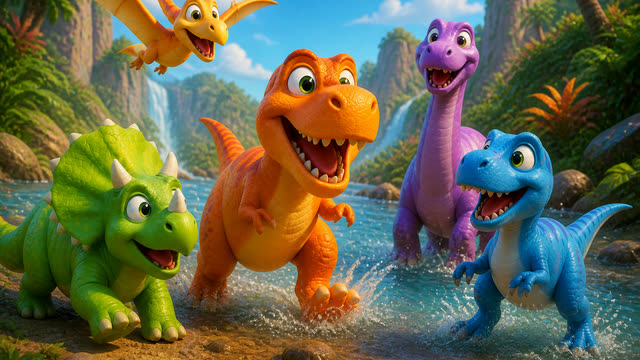 Scene 3 - Dino Counting to Ten