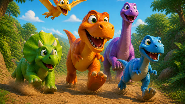 Scene 4 - Dino Counting to Ten