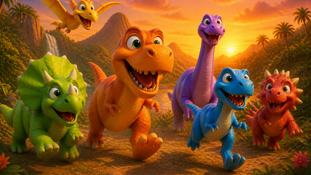 Scene 8 - Dino Counting to Ten