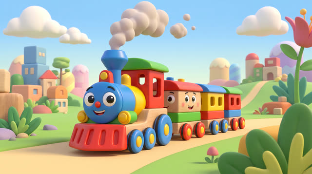 Scene 1 - Mimo and the Color Train 🌈🚂 | Learn Colors for Kids