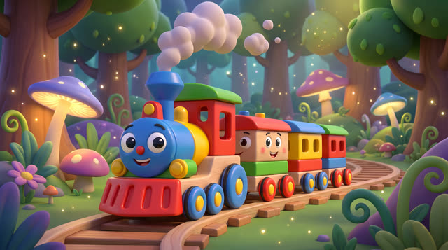 Scene 2 - Mimo and the Color Train 🌈🚂 | Learn Colors for Kids