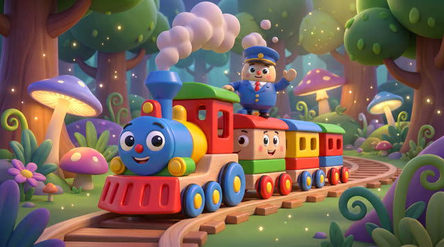 Scene 3 - Mimo and the Color Train 🌈🚂 | Learn Colors for Kids