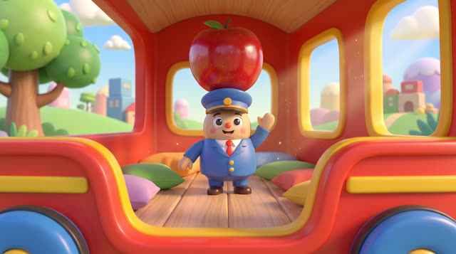Scene 5 - Mimo and the Color Train 🌈🚂 | Learn Colors for Kids