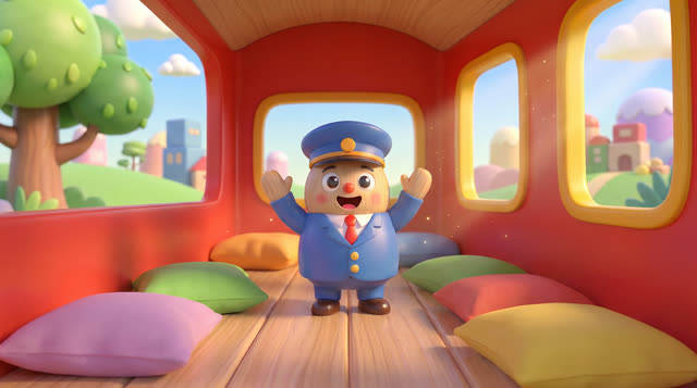 Scene 6 - Mimo and the Color Train 🌈🚂 | Learn Colors for Kids