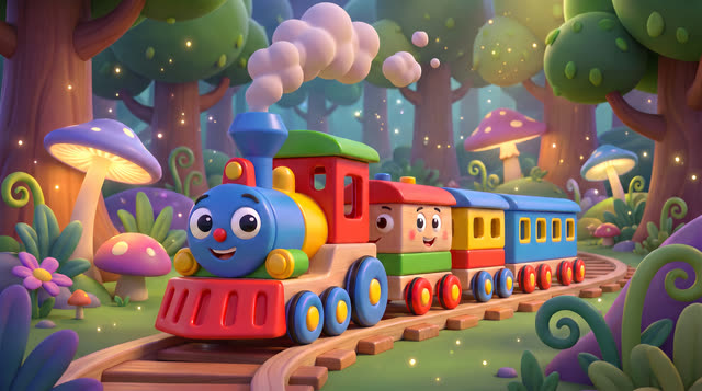 Scene 8 - Mimo and the Color Train 🌈🚂 | Learn Colors for Kids