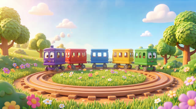 Scene 22 - Mimo and the Color Train 🌈🚂 | Learn Colors for Kids