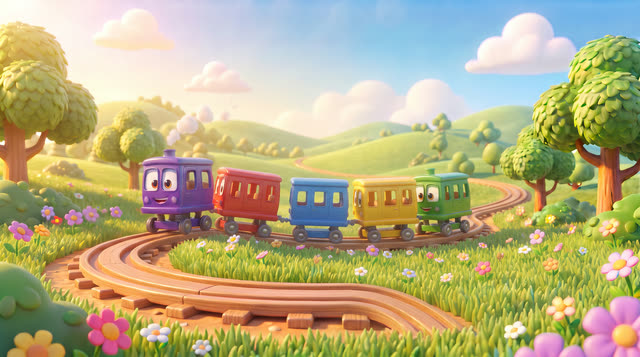 Scene 23 - Mimo and the Color Train 🌈🚂 | Learn Colors for Kids