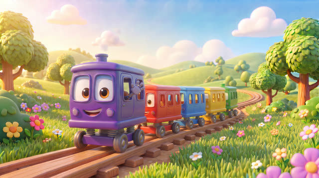 Scene 24 - Mimo and the Color Train 🌈🚂 | Learn Colors for Kids