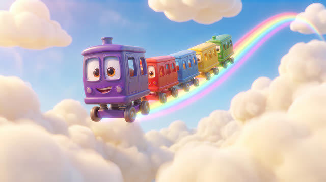 Scene 26 - Mimo and the Color Train 🌈🚂 | Learn Colors for Kids