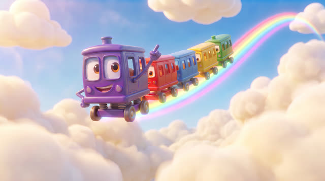 Scene 27 - Mimo and the Color Train 🌈🚂 | Learn Colors for Kids