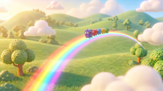 Scene 28 - Mimo and the Color Train 🌈🚂 | Learn Colors for Kids
