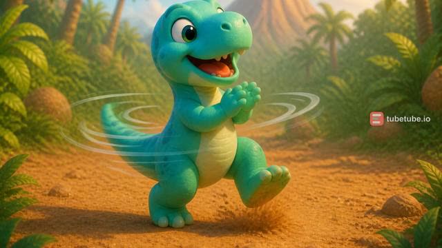 Scene 5 - Five Little Dino Friends