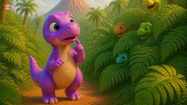 Scene 16 - Five Little Dino Friends