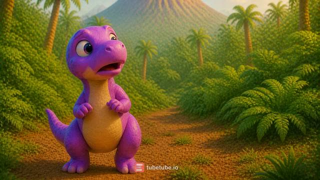 Scene 19 - Five Little Dino Friends