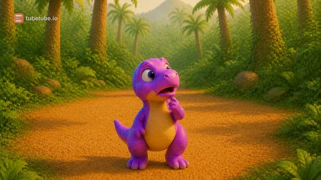 Scene 29 - Five Little Dino Friends