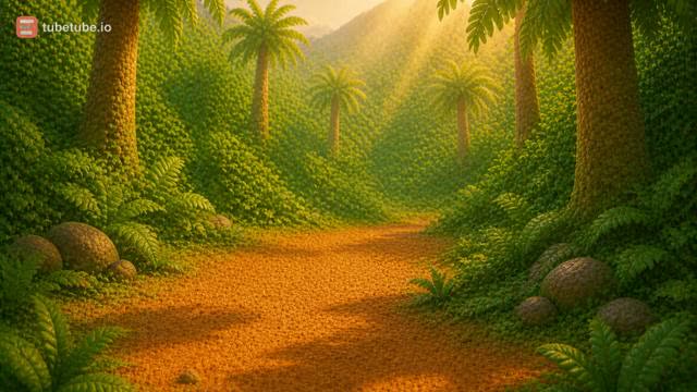 Scene 31 - Five Little Dino Friends