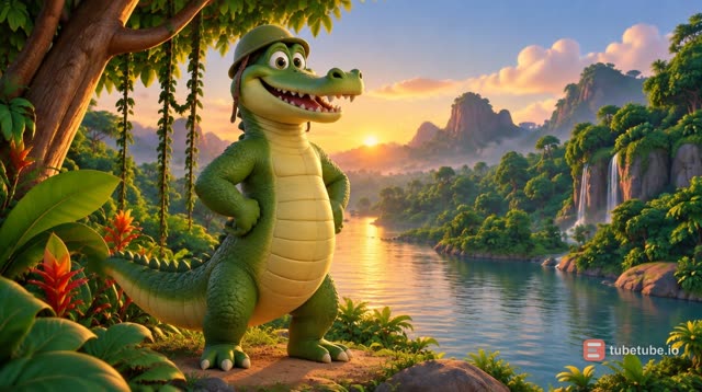 Scene 2 - Le joyeux crocodile du Nil