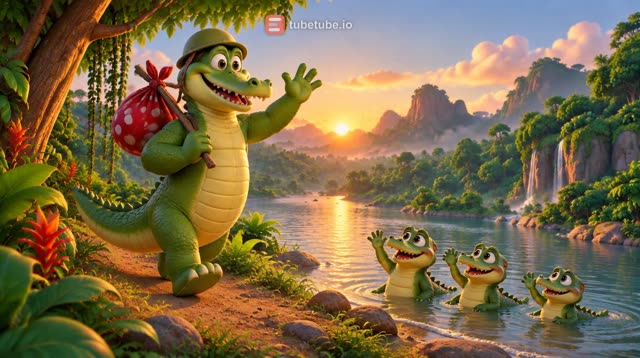 Scene 3 - Le joyeux crocodile du Nil