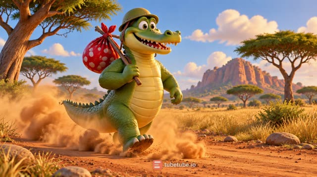 Scene 4 - Le joyeux crocodile du Nil