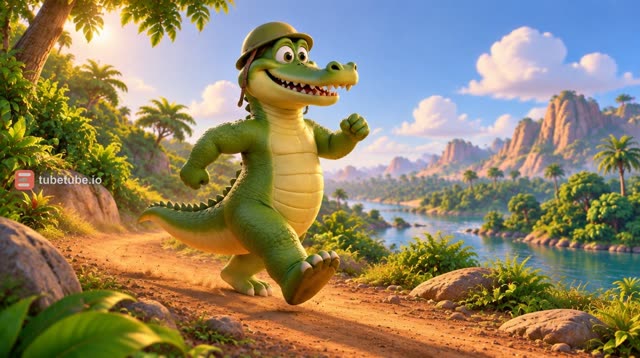 Scene 7 - Le joyeux crocodile du Nil