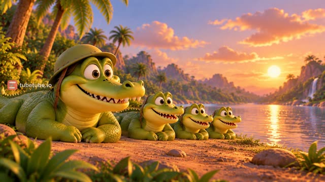 Scene 13 - Le joyeux crocodile du Nil