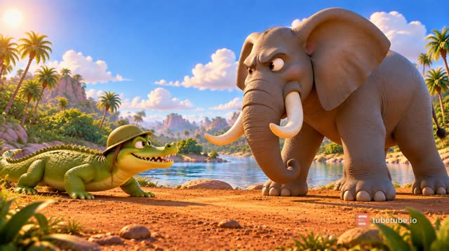 Scene 16 - Le joyeux crocodile du Nil