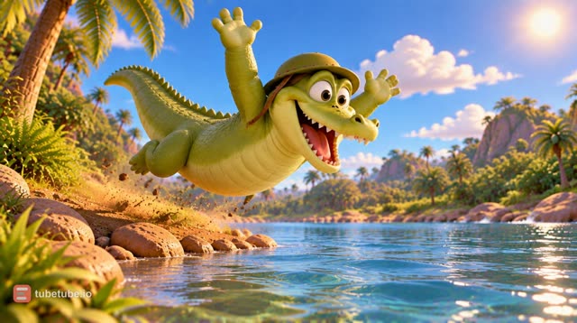 Scene 17 - Le joyeux crocodile du Nil