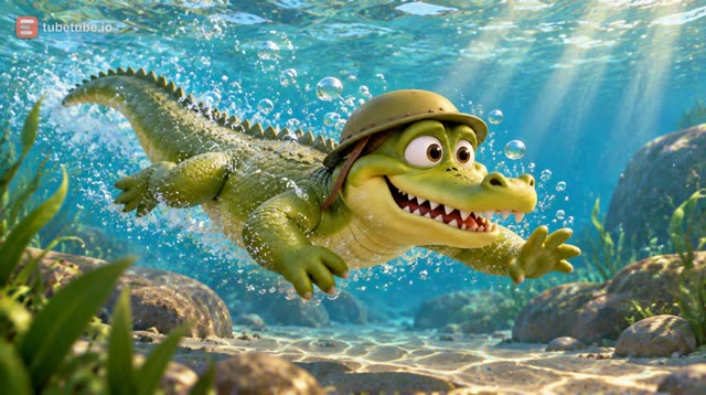 Scene 18 - Le joyeux crocodile du Nil