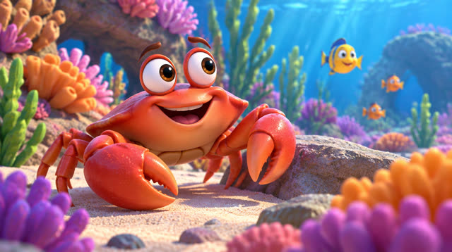 Scene 1 - Crabby Bubble Pop