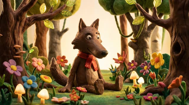 Scene 1 - Loulou, le Loup Gourmand et Gâteau