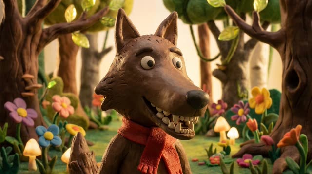 Scene 2 - Loulou, le Loup Gourmand et Gâteau